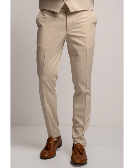 Κοστούμι Black Papigion Napoli μπεζ SLIM FIT