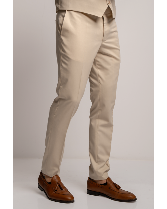 Κοστούμι Black Papigion Napoli μπεζ SLIM FIT