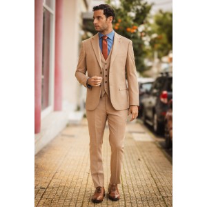 Κοστούμι Vittorio Rivera μπεζ Κοστούμι Vittorio Rivera μπεζ