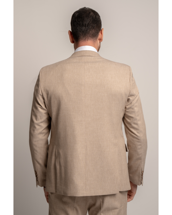 Κοστούμι Black Papigion Tredino μπεζ SLIM FIT