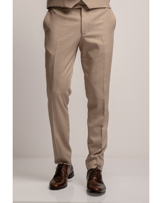 Κοστούμι Black Papigion Tredino μπεζ SLIM FIT