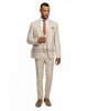 Κοστούμι Dezign μπεζ SLIM FIT