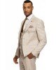 Κοστούμι Dezign μπεζ SLIM FIT