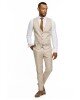Κοστούμι Dezign μπεζ SLIM FIT