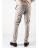 Κοστούμι Black Papigion Katania μπεζ με ρίγα γαλάζια SLIM FIT