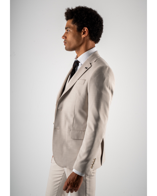 Κοστούμι Black Papigion Portofino μπεζ SLIM FIT