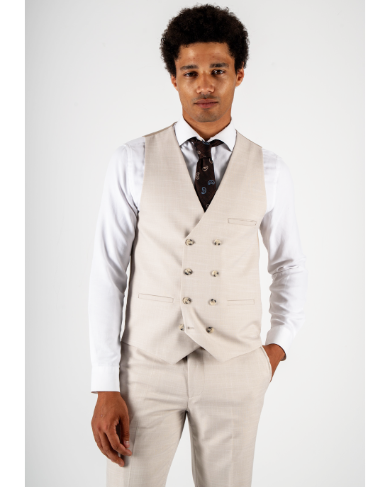 Κοστούμι Black Papigion Portofino μπεζ SLIM FIT