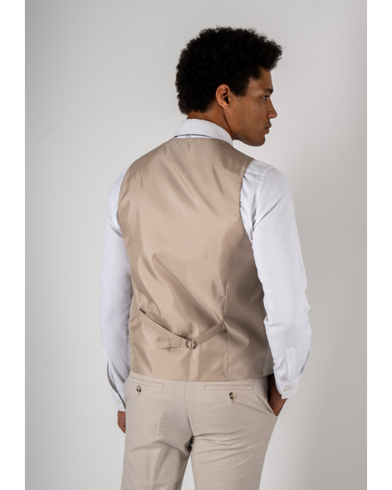 Κοστούμι Black Papigion Portofino μπεζ SLIM FIT