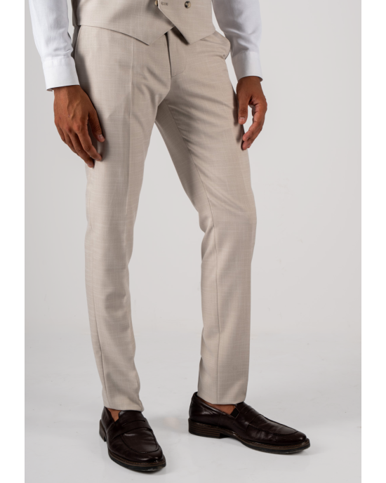 Κοστούμι Black Papigion Portofino μπεζ SLIM FIT