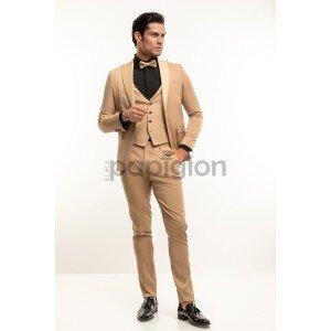 Κοστούμι 19V69 Italia Versace Abbigliamento Adriano μπεζ