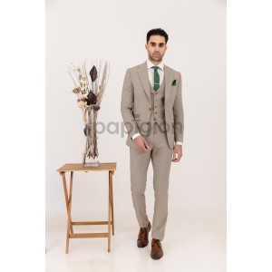 Κοστούμι Tessuti μπεζ