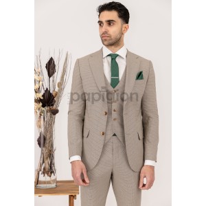 Κοστούμι Tessuti μπεζ Κοστούμι Tessuti μπεζ