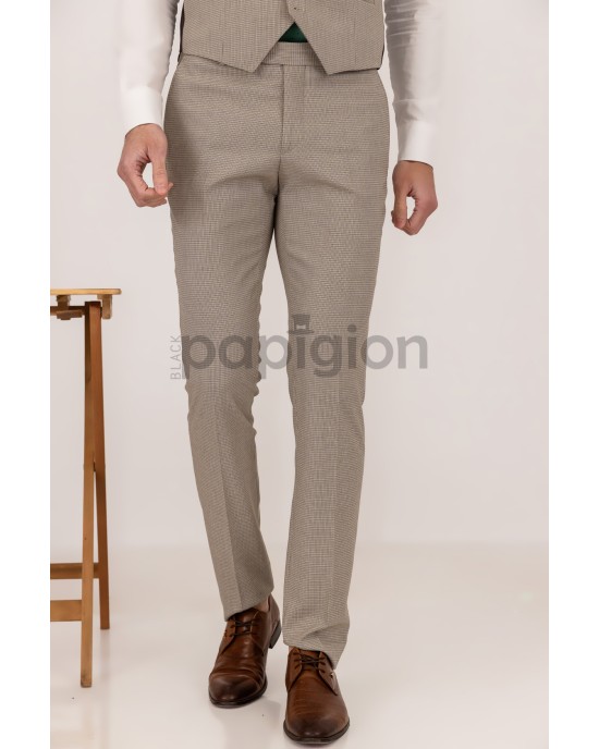 Κοστούμι Tessuti μπεζ SLIM FIT