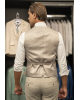Κοστούμι Artisti Italiani μπεζ SLIM FIT