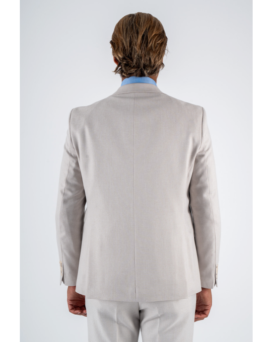 Κοστούμι Black Papigion Novara μπεζ SLIM FIT