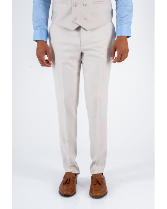 Κοστούμι Black Papigion Novara μπεζ SLIM FIT