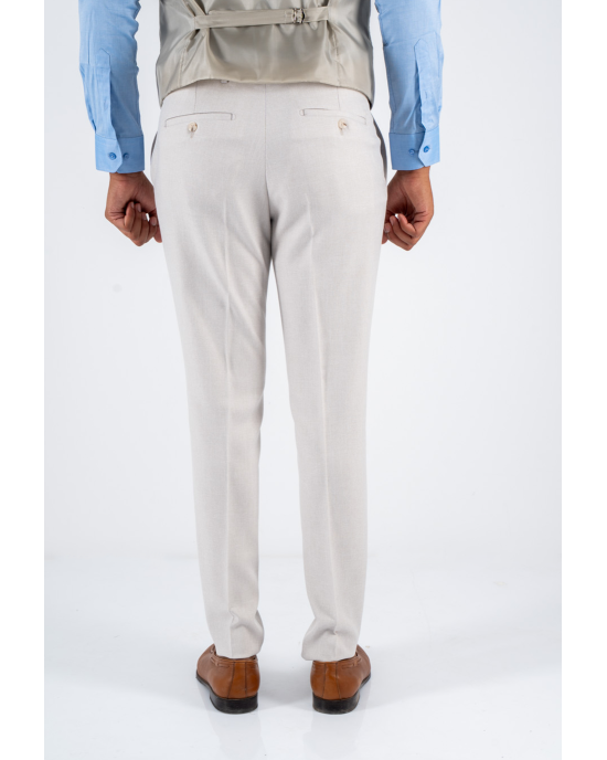 Κοστούμι Black Papigion Novara μπεζ SLIM FIT