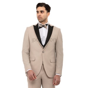 Κοστούμι 19V69 Italia Versace Abbigliamento Barroni μπεζ Κοστούμι 19V69 Italia Versace Abbigliamento Barroni μπεζ
