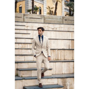 Κοστούμι Black Papigion μπεζ Κοστούμι Black Papigion μπεζ