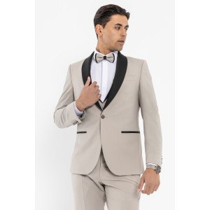 Κοστούμι 19V69 Italia Versace Abbigliamento Bruno μπεζ Κοστούμι 19V69 Italia Versace Abbigliamento Bruno μπεζ