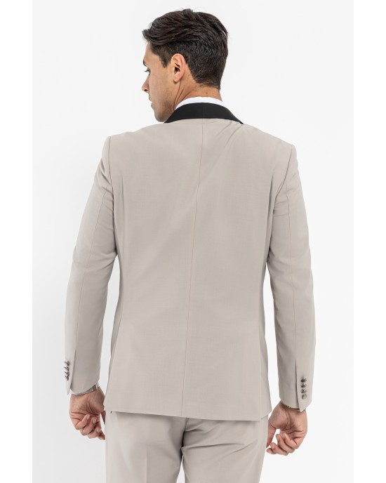 Κοστούμι 19V69 Italia Versace Abbigliamento Bruno μπεζ SLIM FIT