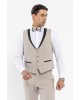 Κοστούμι 19V69 Italia Versace Abbigliamento Bruno μπεζ SLIM FIT