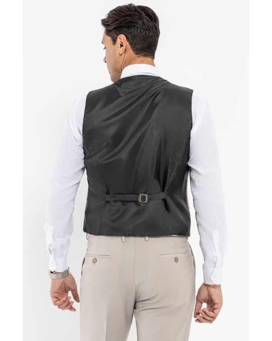 Κοστούμι 19V69 Italia Versace Abbigliamento Bruno μπεζ SLIM FIT