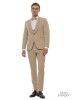 Κοστούμι 19V69 Italia Versace Abbigliamento Smoking Strech μπεζ SLIM FIT