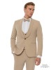 Κοστούμι 19V69 Italia Versace Abbigliamento Smoking Strech μπεζ SLIM FIT