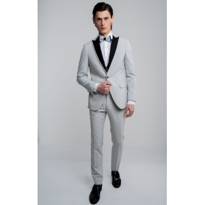 Κοστούμι 19V69 Italia Versace Abbigliamento Adriano Stretch μπεζ