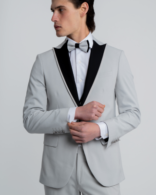 Κοστούμι 19V69 Italia Versace Abbigliamento Adriano Stretch μπεζ