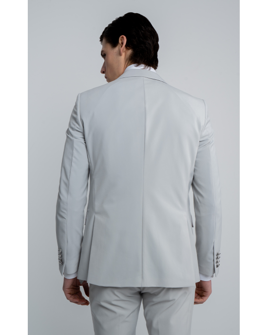 Κοστούμι 19V69 Italia Versace Abbigliamento Adriano Stretch μπεζ SLIM FIT