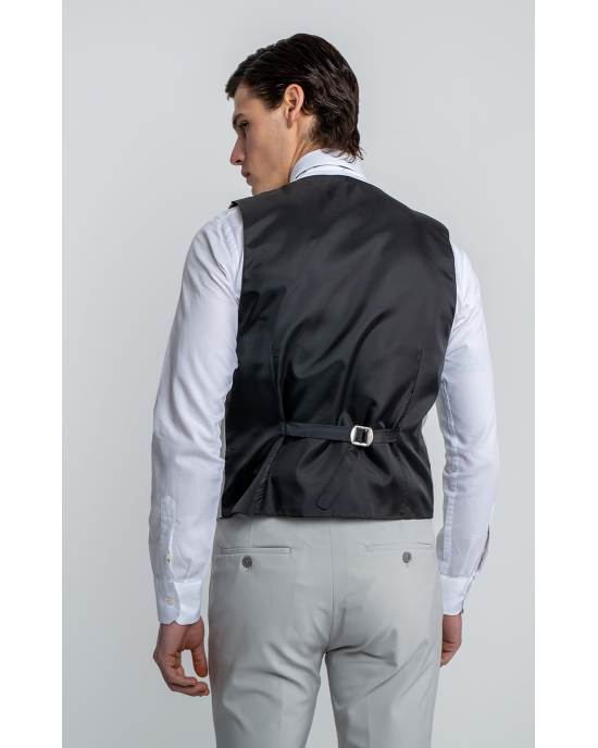 Κοστούμι 19V69 Italia Versace Abbigliamento Adriano Stretch μπεζ SLIM FIT