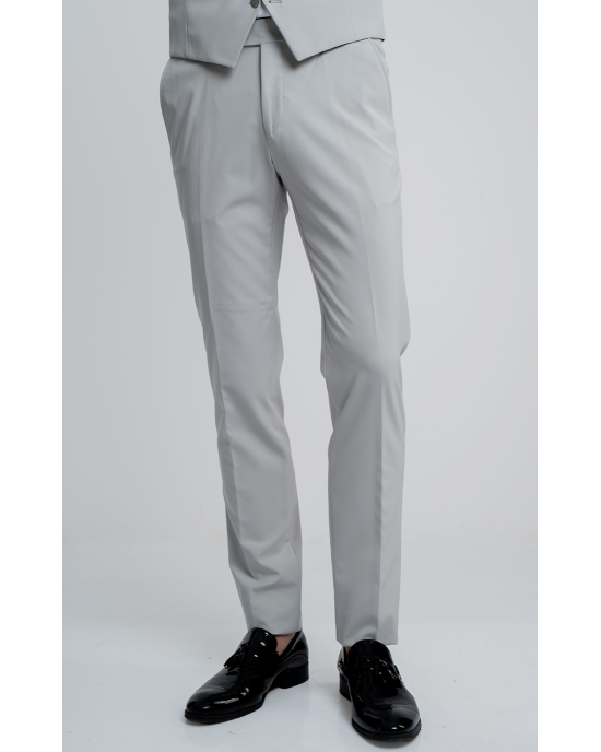 Κοστούμι 19V69 Italia Versace Abbigliamento Adriano Stretch μπεζ SLIM FIT