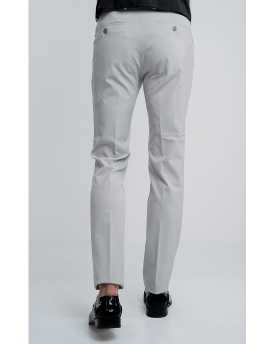 Κοστούμι 19V69 Italia Versace Abbigliamento Adriano Stretch μπεζ SLIM FIT