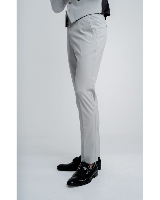 Κοστούμι 19V69 Italia Versace Abbigliamento Adriano Stretch μπεζ SLIM FIT