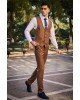 Κοστούμι Fabio Franco καφέ Κοστούμι Fabio Franco καφέ