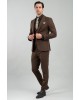 Κοστούμι Vittorio Flavio καφέ SLIM FIT