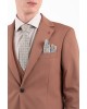 Κοστούμι Vittorio Rossi καφέ SLIM FIT