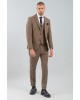 Κοστούμι Vittorio Alesio καφέ SLIM FIT