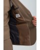 Κοστούμι Vittorio Alesio καφέ SLIM FIT