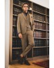Κοστούμι Vittorio Alesio καφέ SLIM FIT