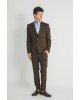 Κοστούμι Vittorio Luca καφέ SLIM FIT
