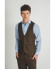 Κοστούμι Vittorio Luca καφέ SLIM FIT