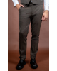 Κοστούμι Vittorio Notte καφέ SLIM FIT