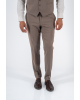 Κοστούμι Black Papigion Lougano καφέ SLIM FIT