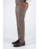 Κοστούμι Black Papigion Lougano καφέ SLIM FIT