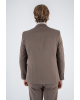 Κοστούμι Black Papigion Lougano καφέ SLIM FIT