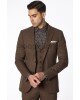 Κοστούμι Vittorio Tesino καφέ SLIM FIT Κοστούμι Vittorio Tesino καφέ SLIM FIT