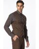 Κοστούμι Vittorio Tesino καφέ SLIM FIT Κοστούμι Vittorio Tesino καφέ SLIM FIT